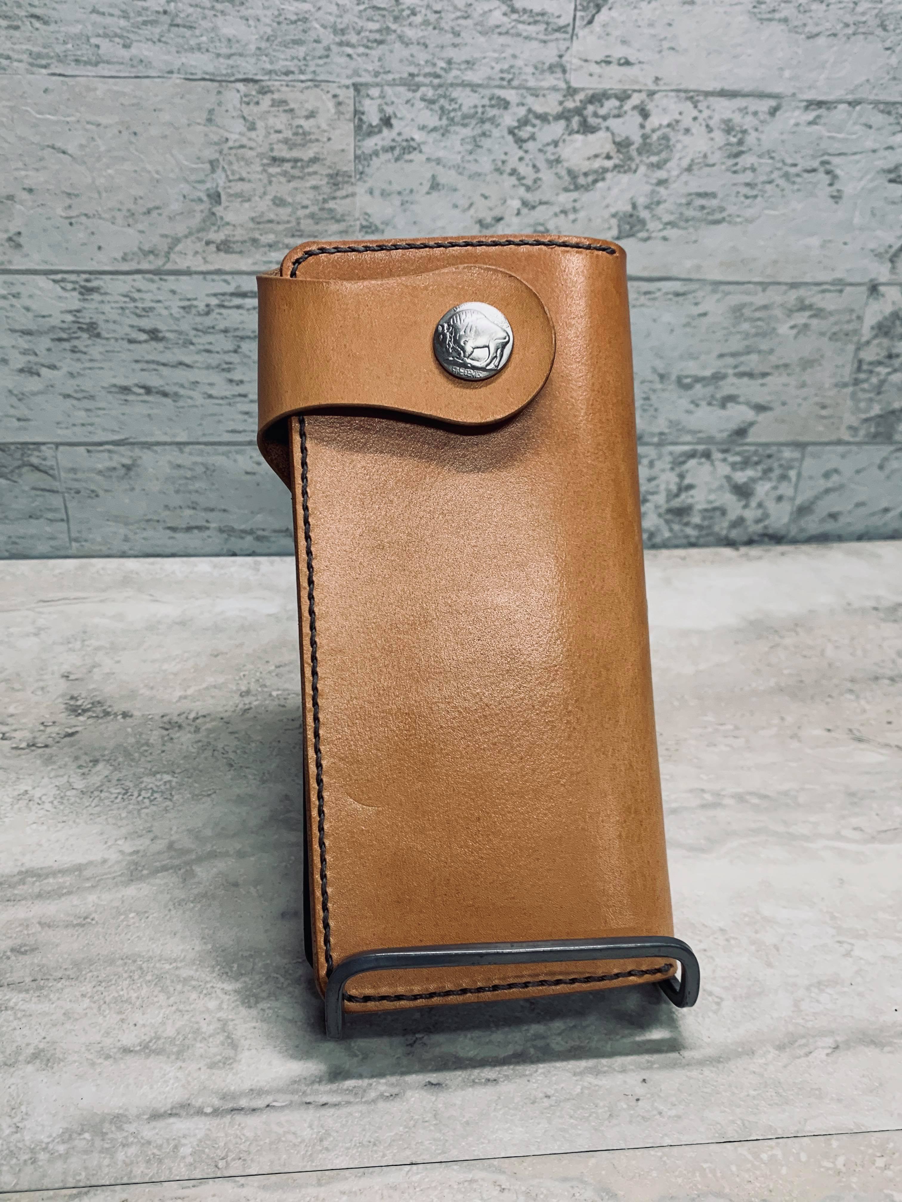 Vegtable Tan Biker Wallet